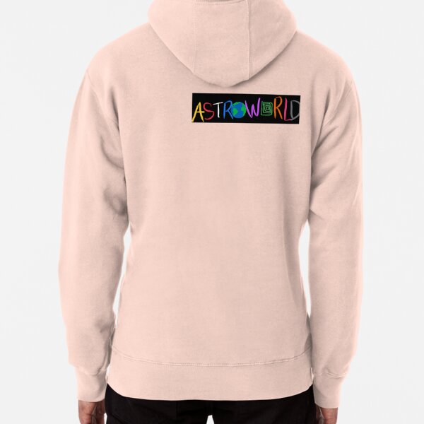 Pink top astroworld hoodie