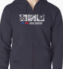 Tune Up Shop - Colored Zipped Hoodie