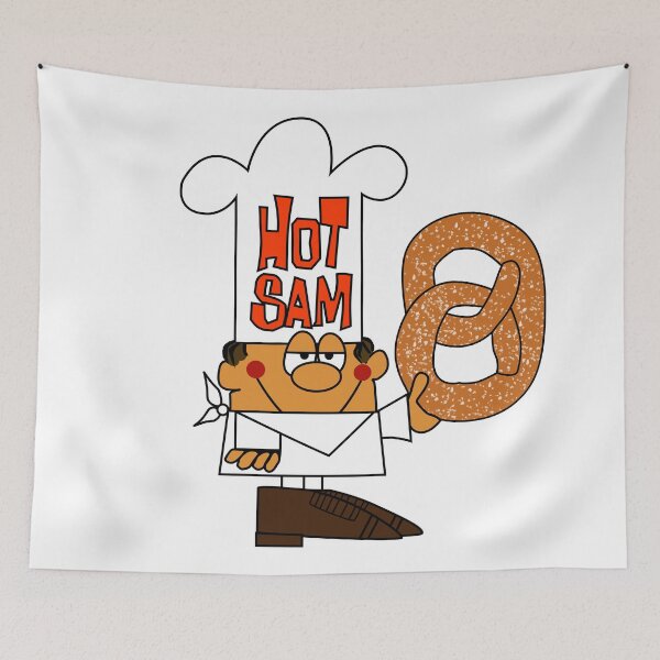 Item preview, Hot Sam Vintage Mall Soft Pretzel Shop T-Shirt designed and sold by carcinojen.