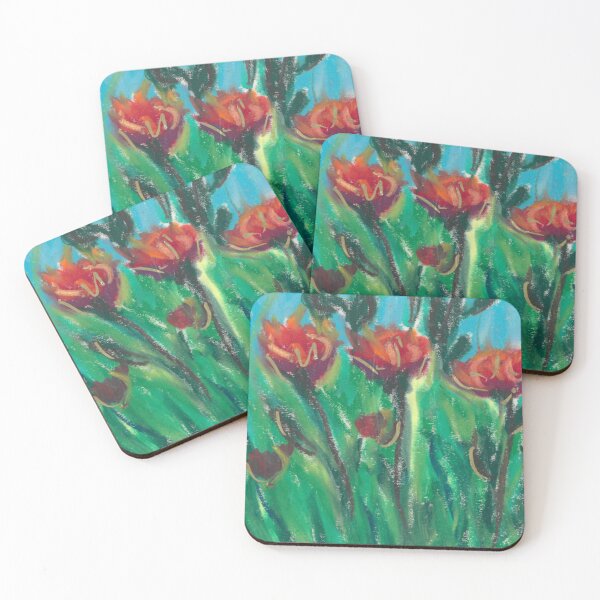 Item preview, Vibrant Red Flowers  1 of 4 designed and sold by Sarah Aubry.
