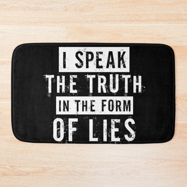 Item preview, I speak the truth in the form of lies designed and sold by KryptoStonks.