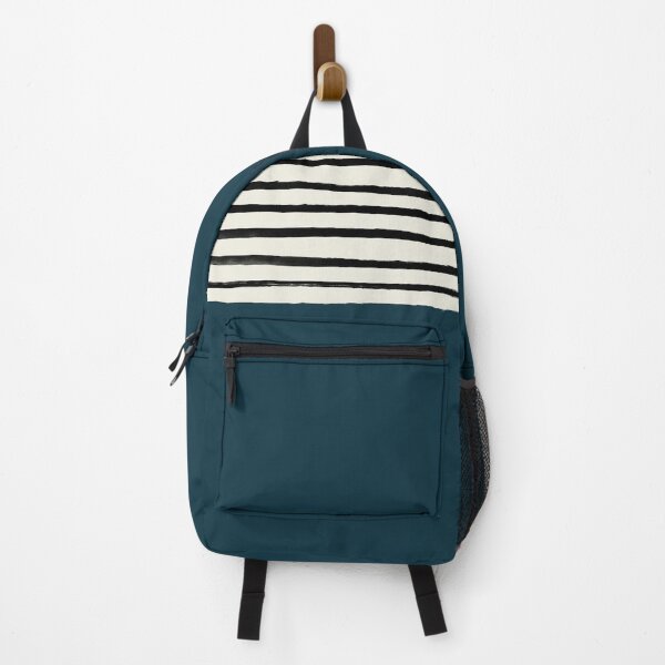 Item preview, Dark Teal x Stripes designed and sold by Leah Flores.