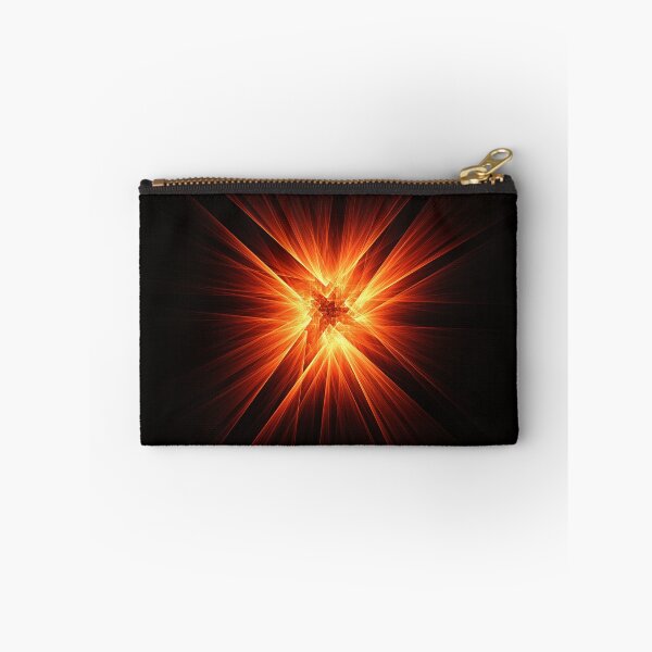 Item preview, Abstract red and orange lines on black background designed and sold by tatkhagata.