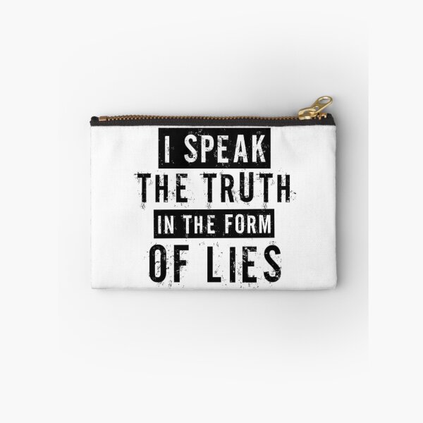 Item preview, I speak the truth in the form of lies designed and sold by KryptoStonks.