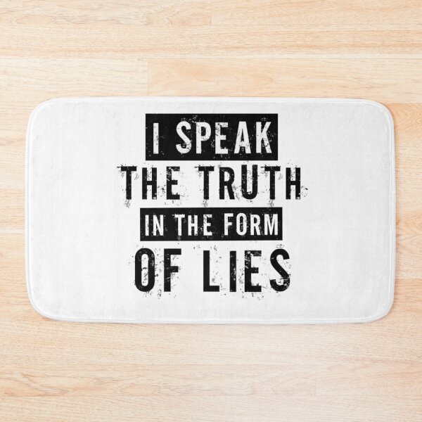 Item preview, I speak the truth in the form of lies designed and sold by KryptoStonks.
