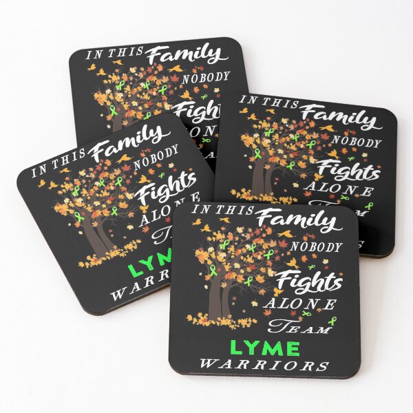 Item preview, In This Family No One Fight Alone Lyme Awareness designed and sold by radianen.