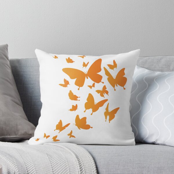 Aperçu de l'œuvre  Papillons Volants Orange créée et vendue par FranzNCandy.