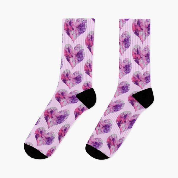 Item preview, Splash Heart in Pink and Purple designed and sold by Karen Simon.