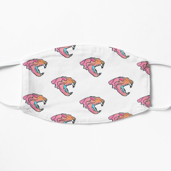 "perra" Dog skull tropical Flat Mask