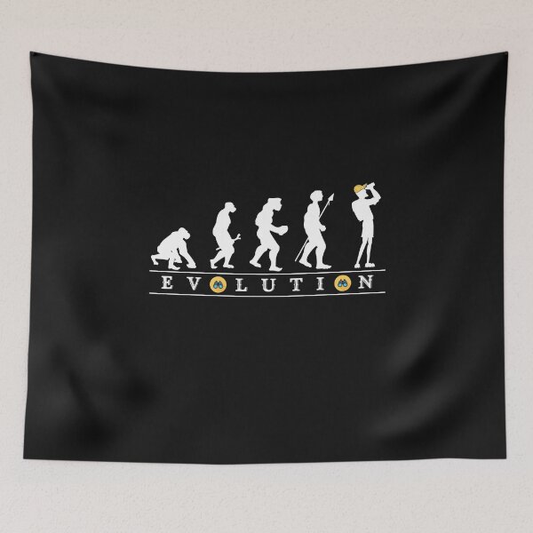 Item preview, Funny Birdwatching Evolution - Birdwatcher with binoculars designed and sold by Click-Like.