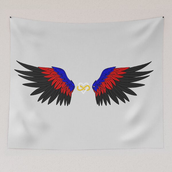 Item preview, Polyamory Pride Wings designed and sold by BFKArt.