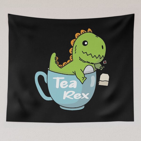 Item preview, Tea Rex designed and sold by YueHeng Creates ⭐⭐⭐⭐⭐.