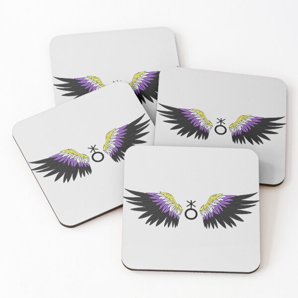 Item preview, Non-Binary Pride Wings designed and sold by BFKArt.