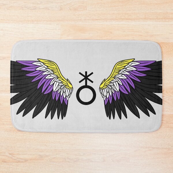 Item preview, Non-Binary Pride Wings designed and sold by BFKArt.