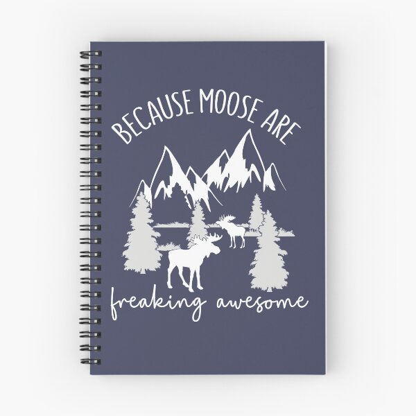 Item preview, Because Moose Are Freaking Awesome Funny Moose Lover Gift designed and sold by StellaGraceTees.
