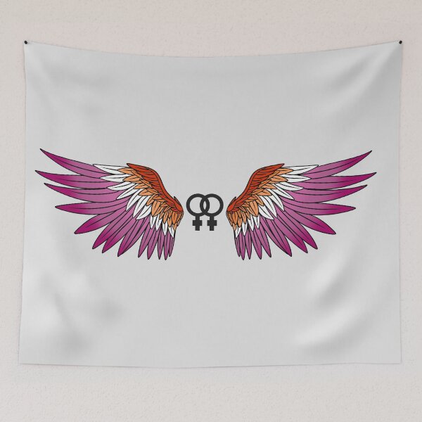 Item preview, Lesbian Pride Wings designed and sold by BFKArt.