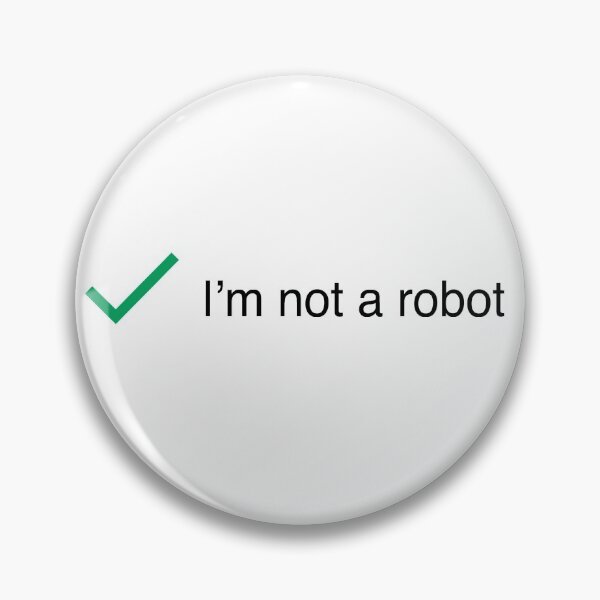 Item preview, I'm Not a Robot Captcha Check - Funny IT Humor Design designed and sold by stacree.