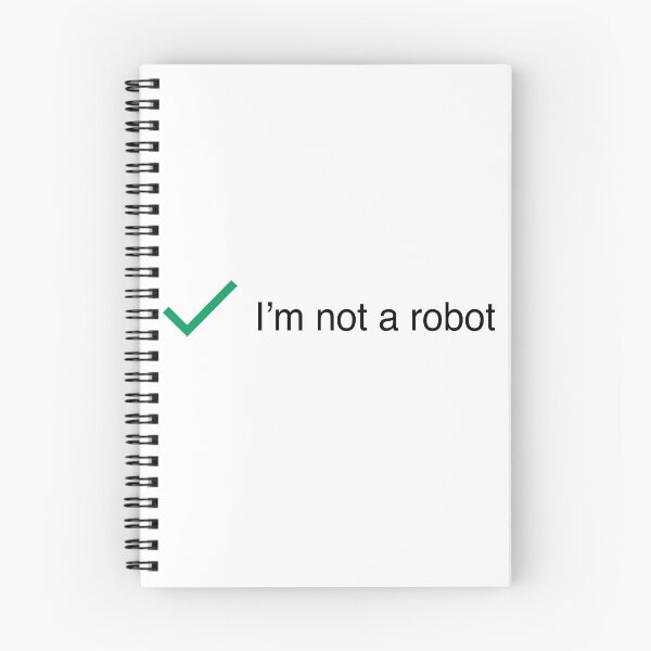 Item preview, I'm Not a Robot Captcha Check - Funny IT Humor Design designed and sold by stacree.