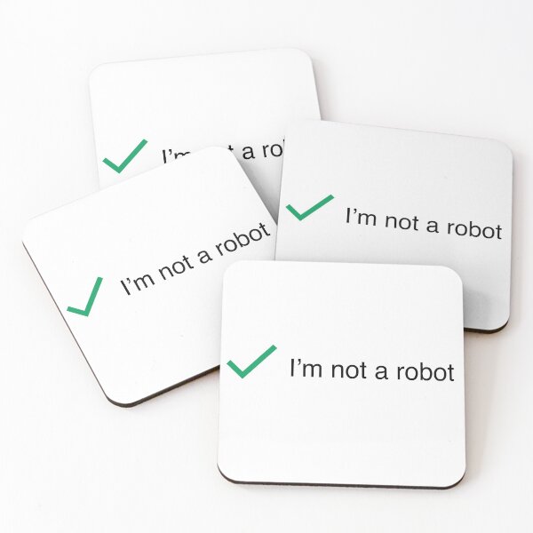 Item preview, I'm Not a Robot Captcha Check - Funny IT Humor Design designed and sold by stacree.