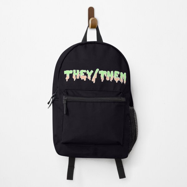 Item preview, They/Them Horror Pronouns designed and sold by MoonBuckets.