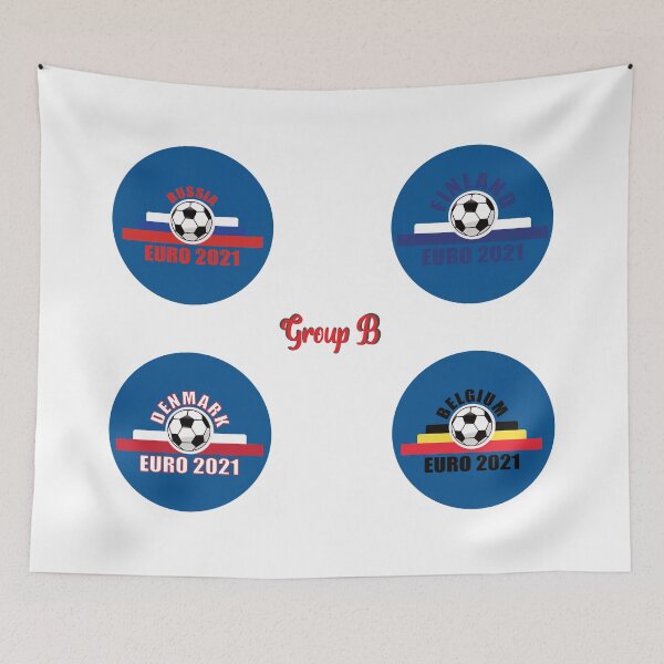 Item preview, Euro Football Soccer Group B Sticker Pack 2 designed and sold by MimsTees.
