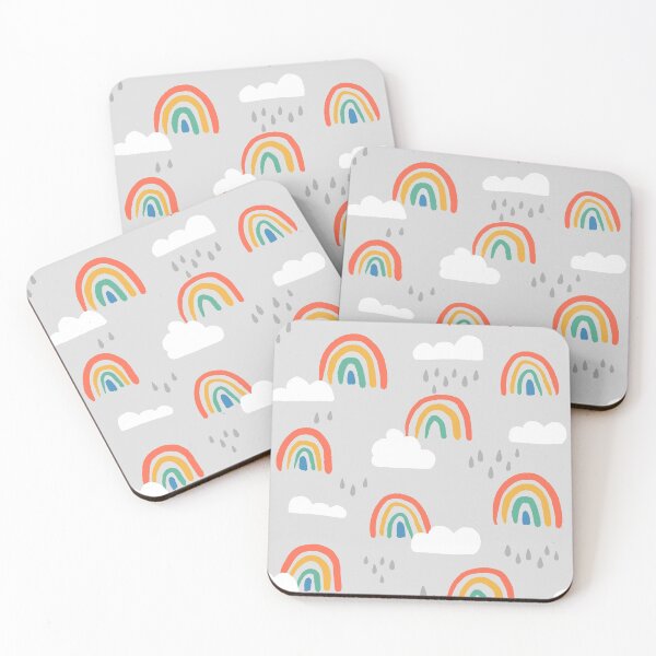 Item preview, Rainy Rainbows designed and sold by latheandquill.