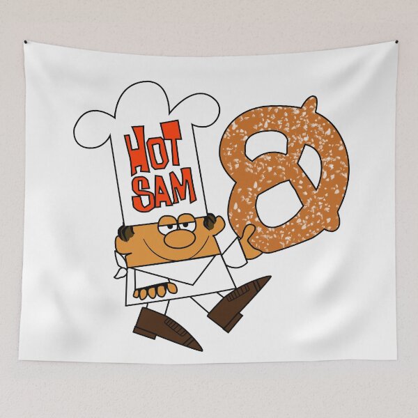 Item preview, Hot Sam Vintage Mall Soft Pretzel Shop T-Shirt designed and sold by carcinojen.