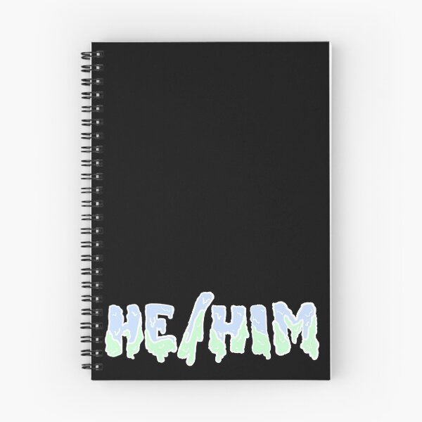 Item preview, He/Him Pastel Horror Pronouns designed and sold by MoonBuckets.
