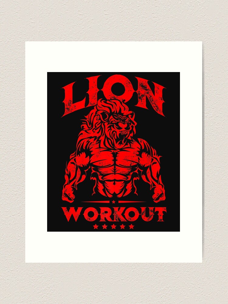 lion workout shirt