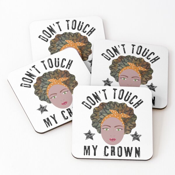 Item preview, Dont Touch My Crown- Cabello marrón afro natural designed and sold by Designs By YL.