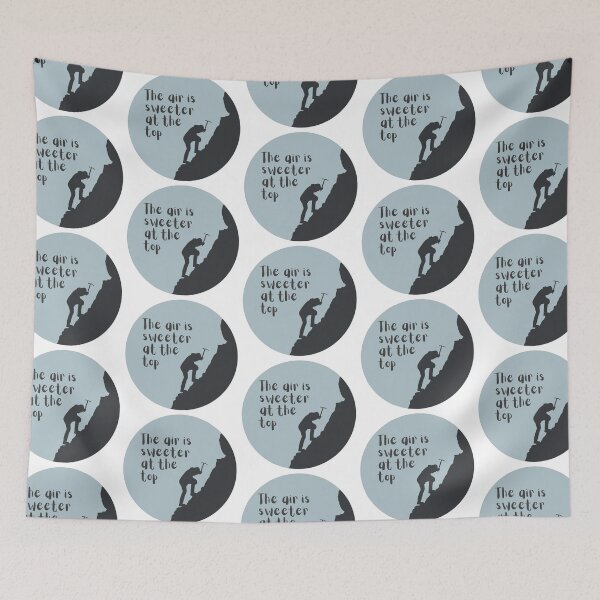 Item preview, The air is sweeter at the top. designed and sold by MotherOfBears.