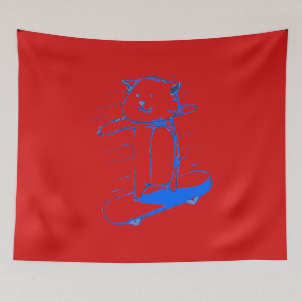 Item preview, blues water skate bear designed and sold by black wedus.
