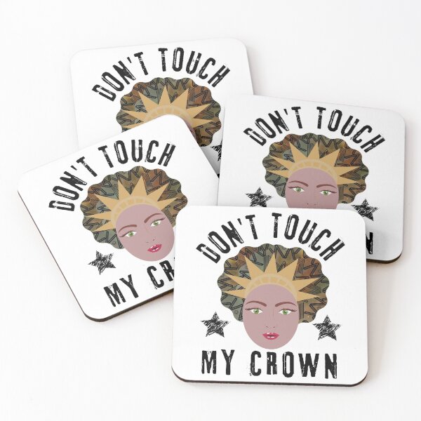 Item preview, Dont Touch My Crown- Cabello marrón afro natural designed and sold by Designs By YL.