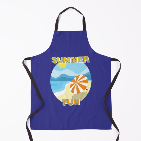 Item preview, Summer Fun! – Bold Lettering on Beach Background Design designed and sold by ThisNThatImages.