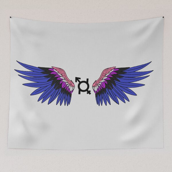 Item preview, Genderfluid Pride Wings designed and sold by BFKArt.