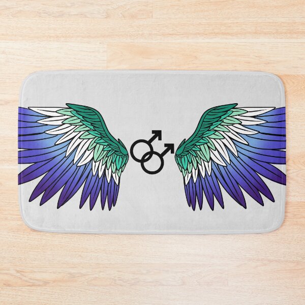 Item preview, Gay Man Pride Wings designed and sold by BFKArt.