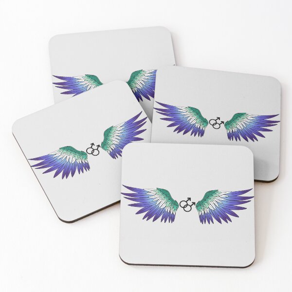 Item preview, Gay Man Pride Wings designed and sold by BFKArt.