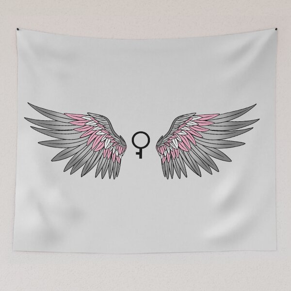 Item preview, Demigirl Pride Wings designed and sold by BFKArt.