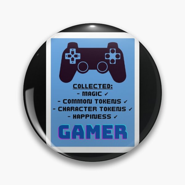 Item preview, Gamer Level Up Video Game Tokens Collected Feeling Happy designed and sold by H3designs.