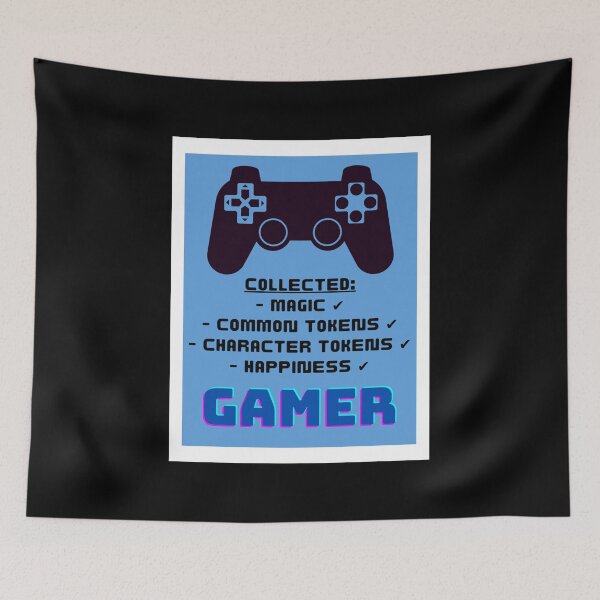 Item preview, Gamer Level Up Video Game Tokens Collected Feeling Happy designed and sold by H3designs.
