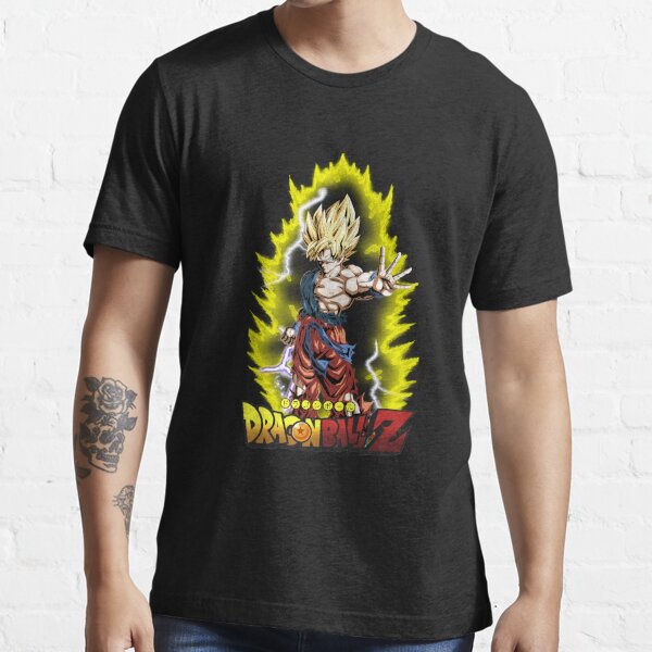 SSJ2 Son Goku Super Saiyan 2 Flame Fire 3D T-Shirt — DBZ Store