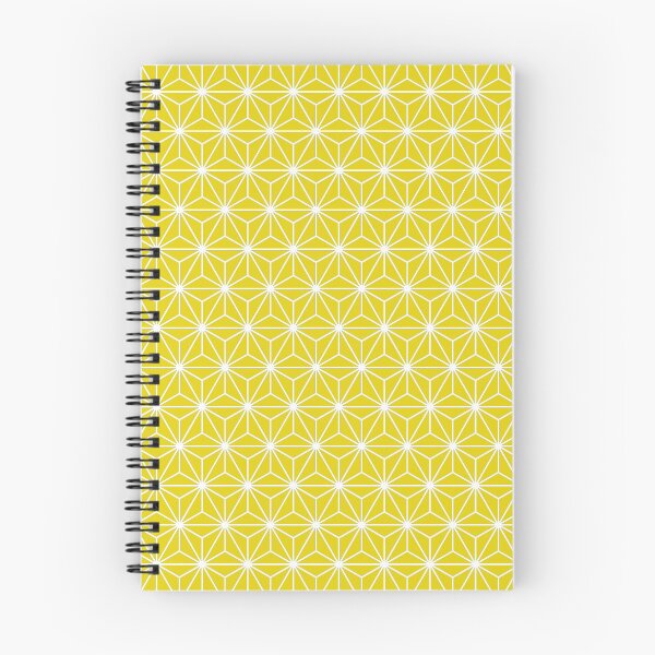 Item preview, Citrine Yellow White Asanoha - Japanese Traditional Pattern designed and sold by KinitaDesign.
