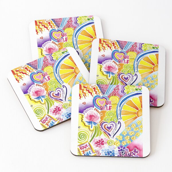 Item preview, Hippy style watercolor art designed and sold by Reanna Bakshani.