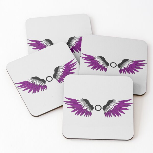 Item preview, Asexual Pride Wings designed and sold by BFKArt.