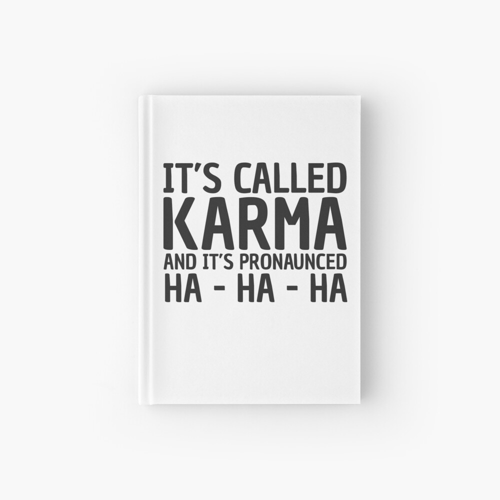 Sticker Karma Citation Drole Cool Sarcastique Par Sid3walkart Redbubble