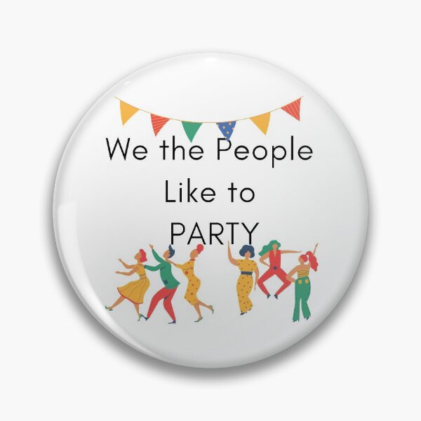 Item preview, We the People Like to Party designed and sold by artesiaKT.