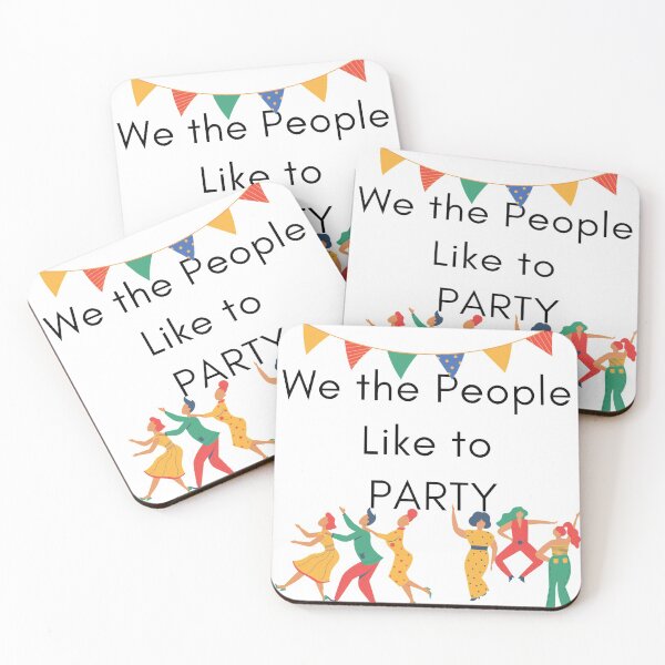 Item preview, We the People Like to Party designed and sold by artesiaKT.