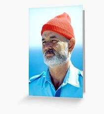Bill Murray as Steve Zissou Greeting Card