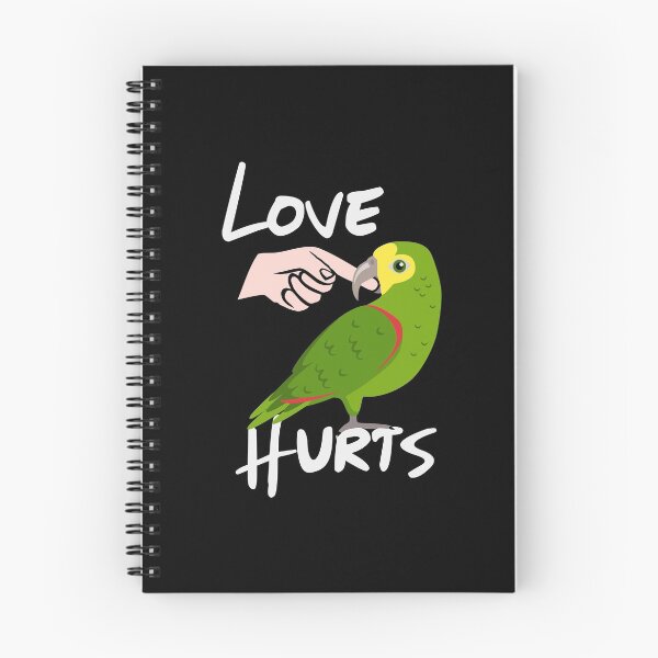 Item preview, Love Hurts Yellow Head Amazon Parrot designed and sold by merystowe1.