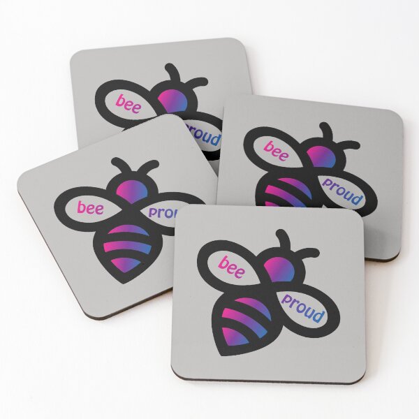 Item preview, Bee Proud - Bisexual Flag bees designed and sold by Teamtsunami6.